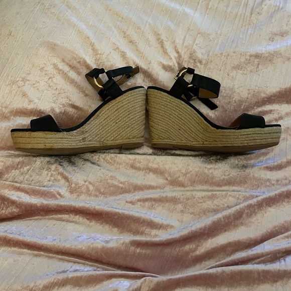 Merona Straw Wedge Espadrille With Ankle Strap. Size 8 - Picture 2 of 5